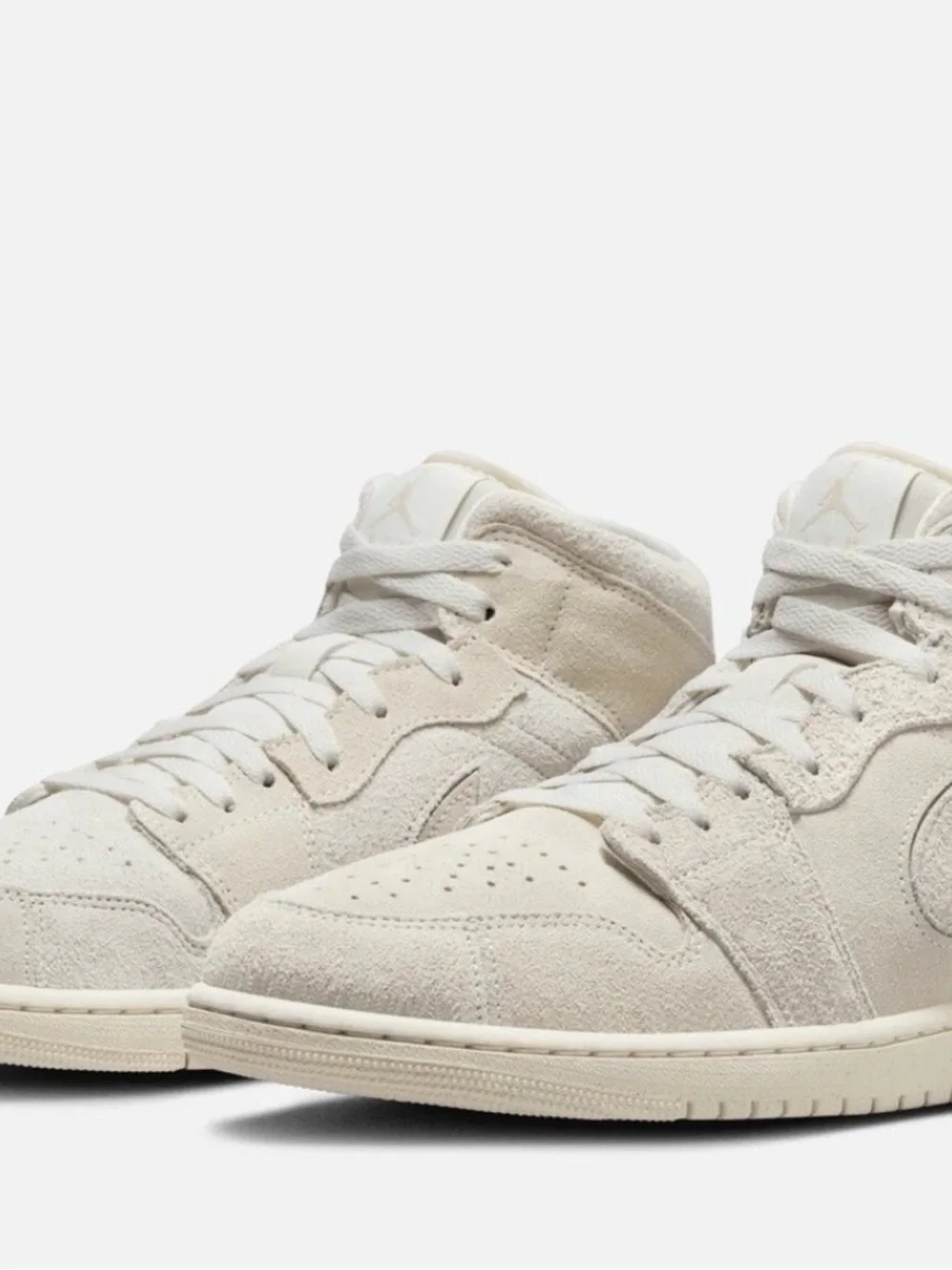 Air Jordan 1 Mid SE Craft PALE IVORY SAIL (Suede White) Mens Size 10. BRAND NEW.